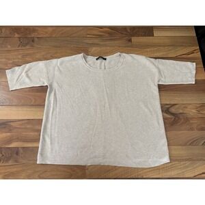 Peruvian‎ Connection Womens T Shirt Size L 3/4 Sleeve